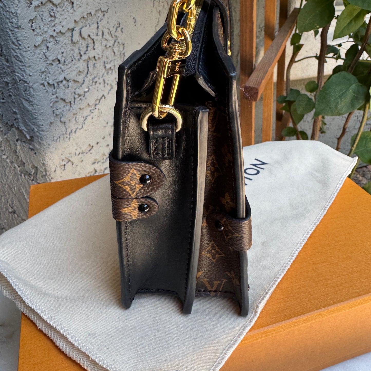 Louis Vuitton Reverse Monogram Trunk Clutch