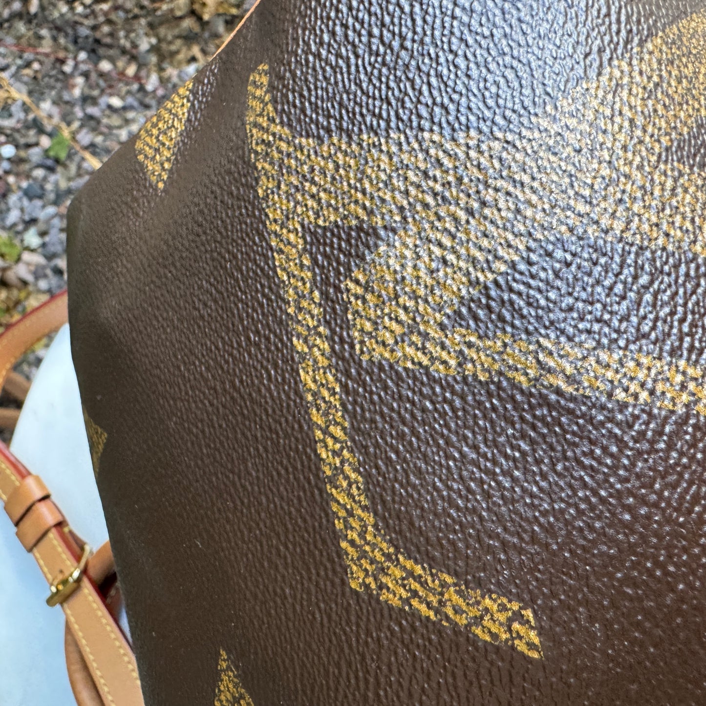 Louis Vuitton Reverse Giant Monogram Speedy Bandouliere 30