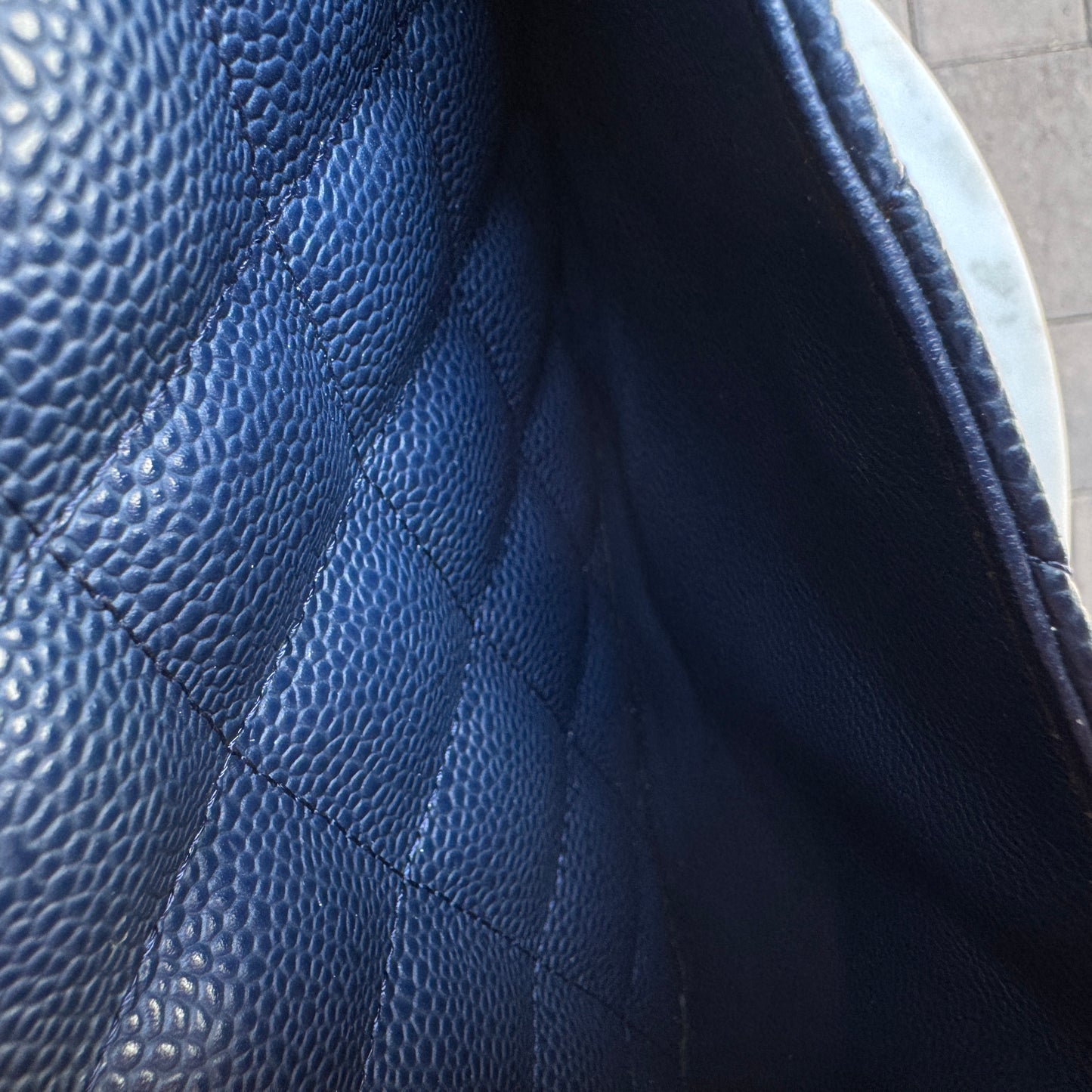 Chanel Jumbo Classic Single Flap Caviar Leather Shoulder Bag