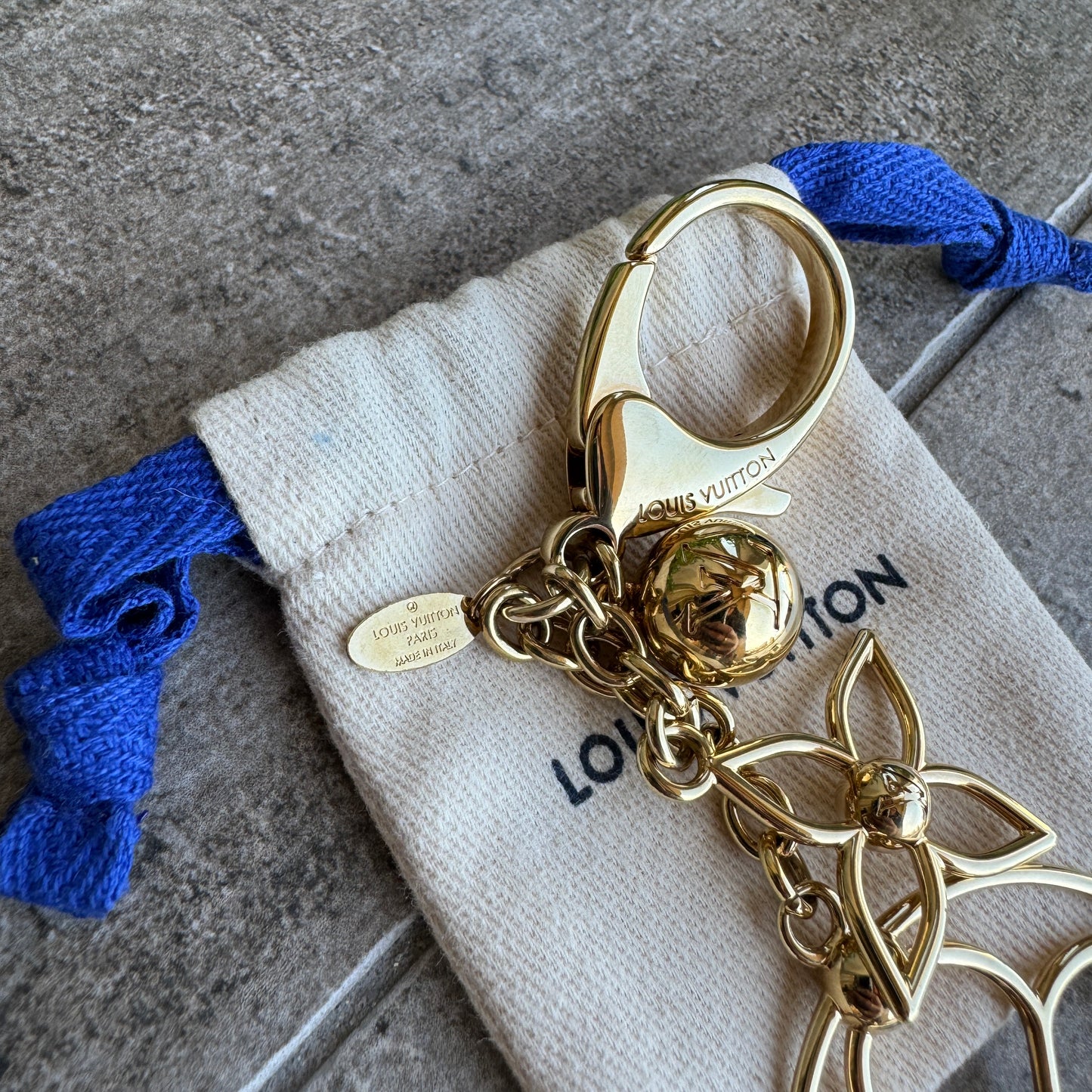 Louis Vuitton Bloomy Gold Bag Charm