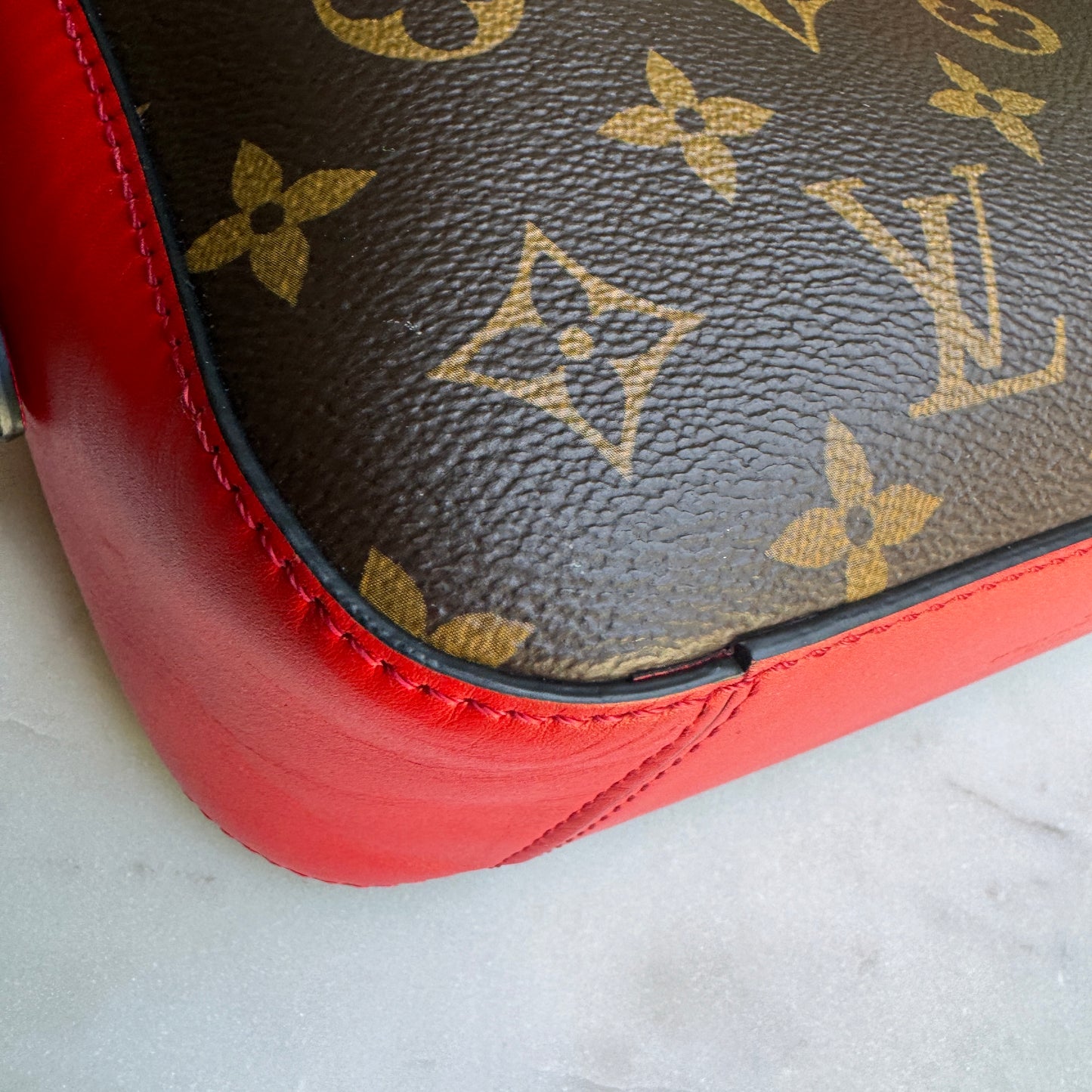 Louis Vuitton Monogram Saintonge Coquelicot Crossbody