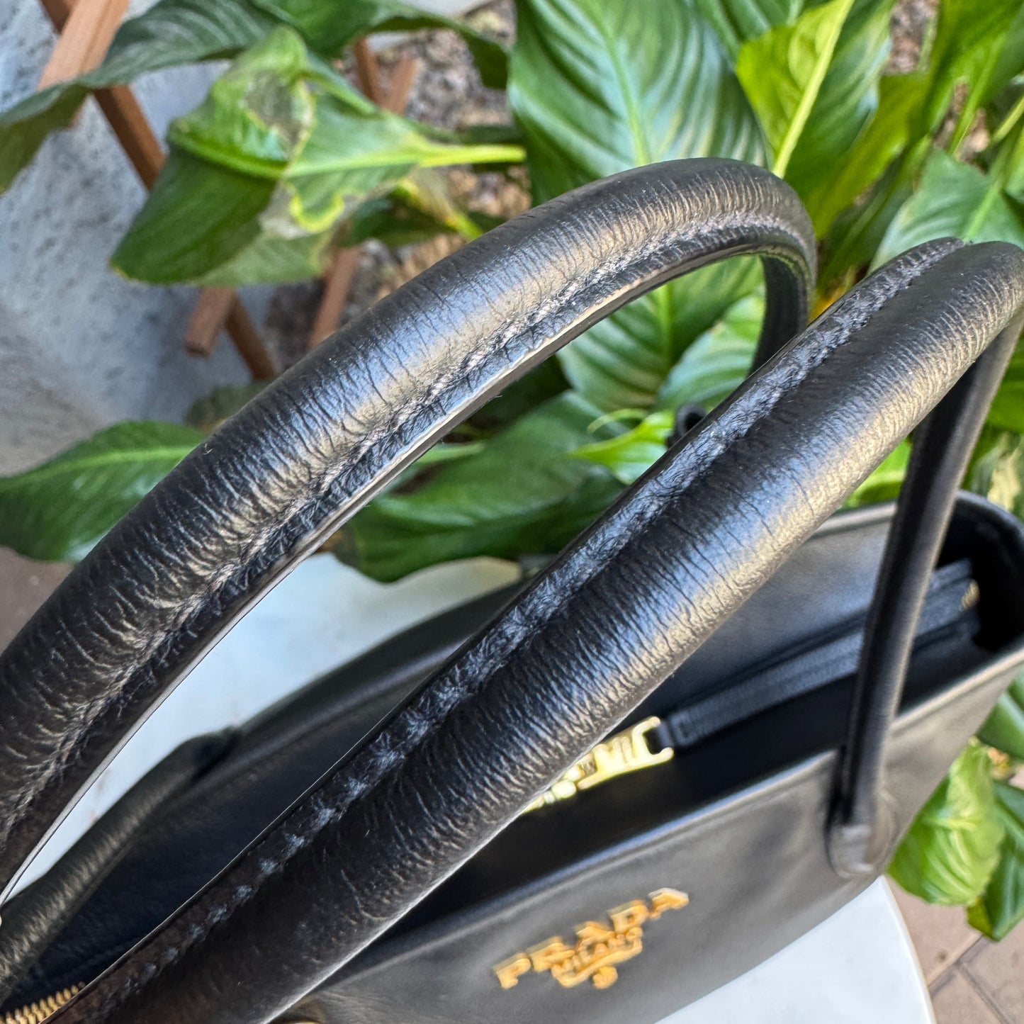 Prada Vitello Daino Leather Tote