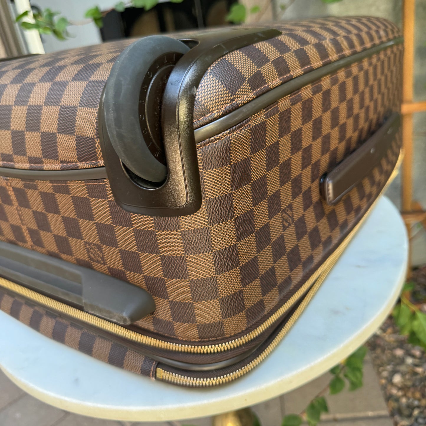 Louis Vuitton Damier Ebene Pegase Light Legere 55 Suitcase