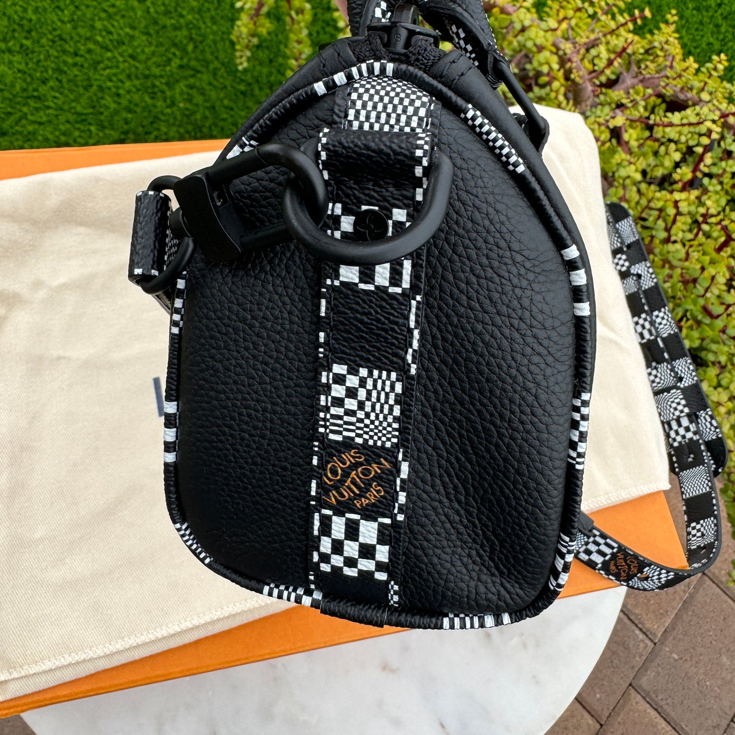 Louis Vuitton City Keepall XS Damier Distorted Boston