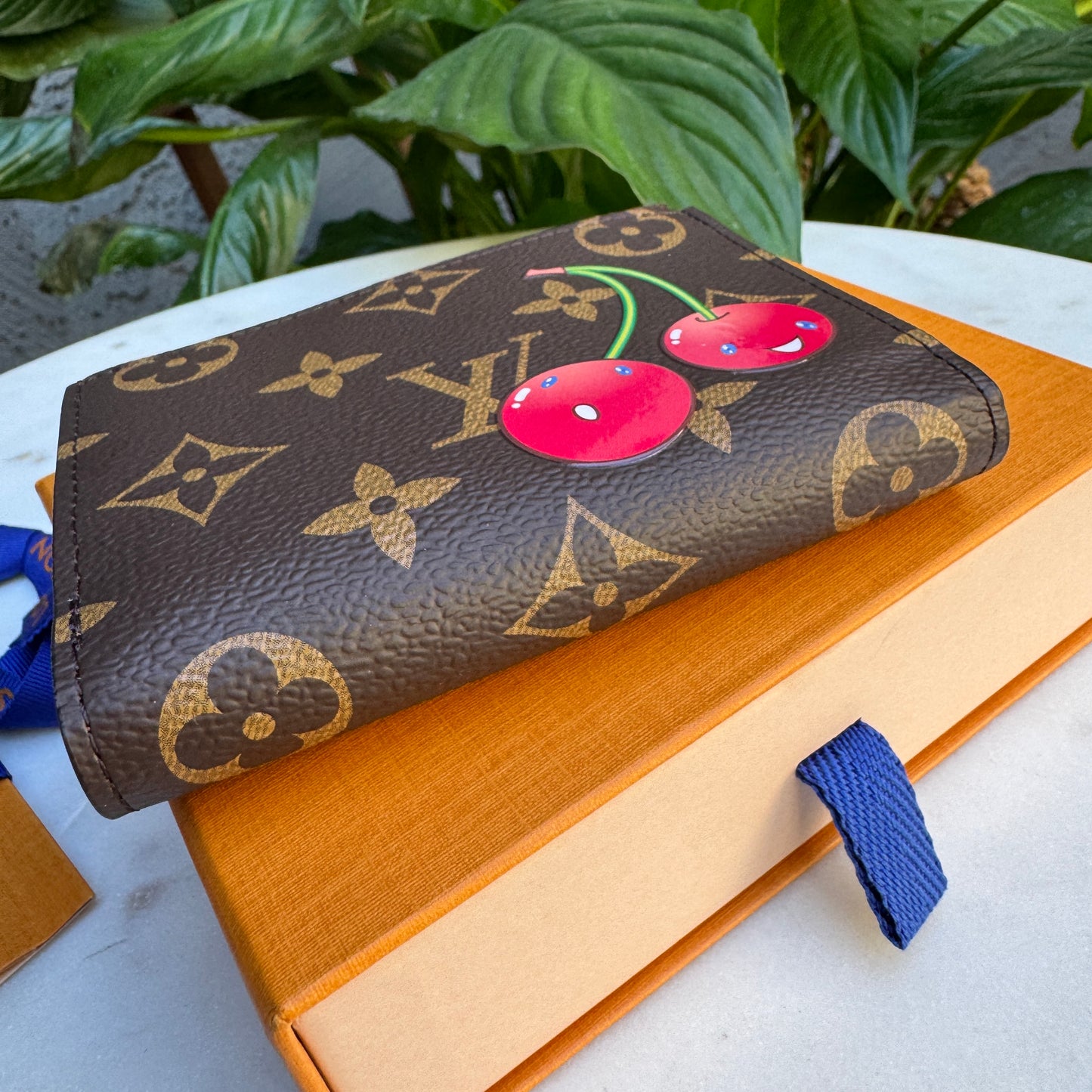 Louis Vuitton x Takashi Murakami Monogram Cerises Lisa Wallet