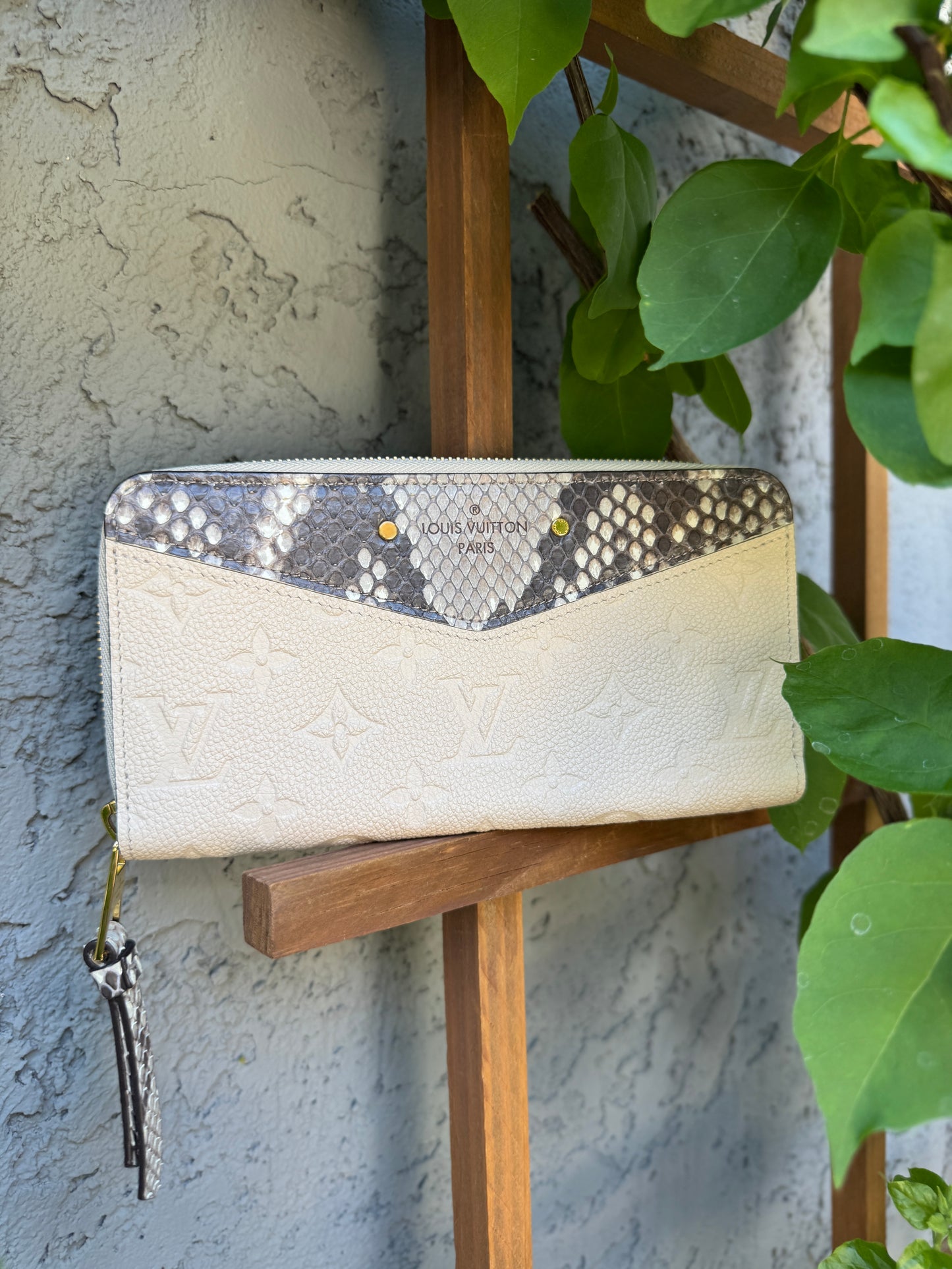 Louis Vuitton Python Empreinte Zippy Wallet