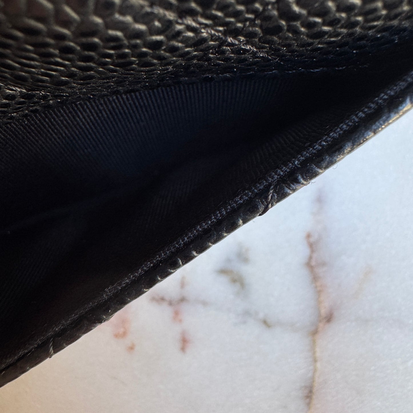 Chanel Caviar Classic Flap Card Holder Wallet