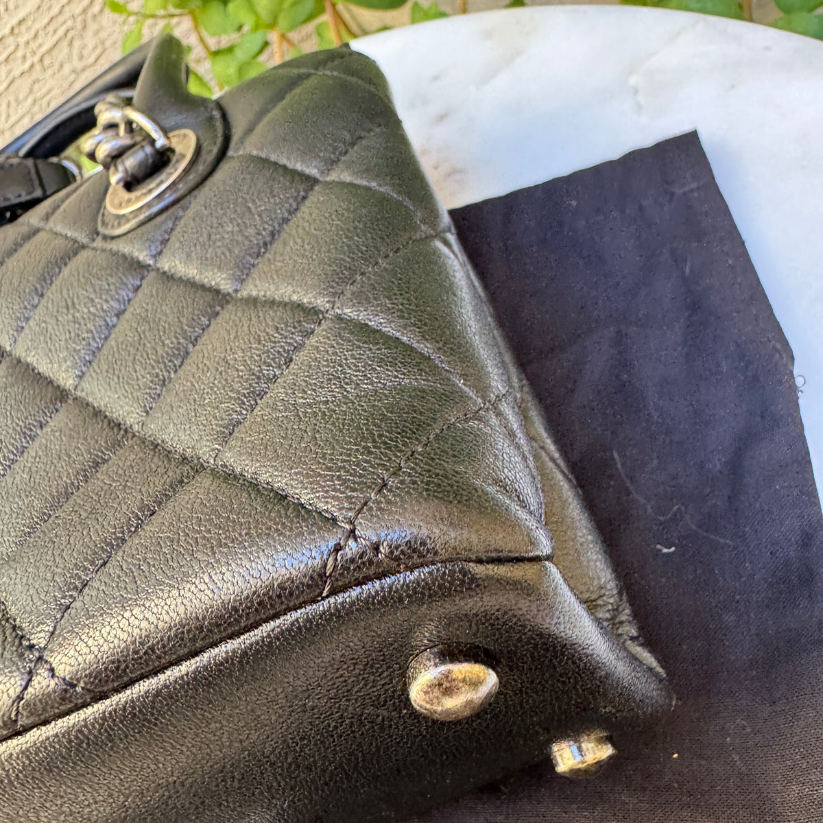 Chanel Quilted Leather Small Boy Tote