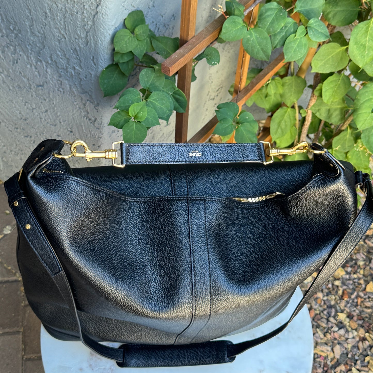 Celine Travel Hobo 6 Shoulder Bag