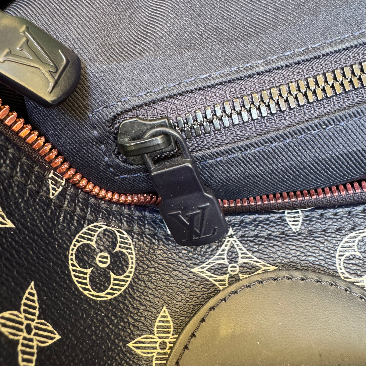 Louis Vuitton Monogram Ink Upside Down Speedy Bandouliere 40