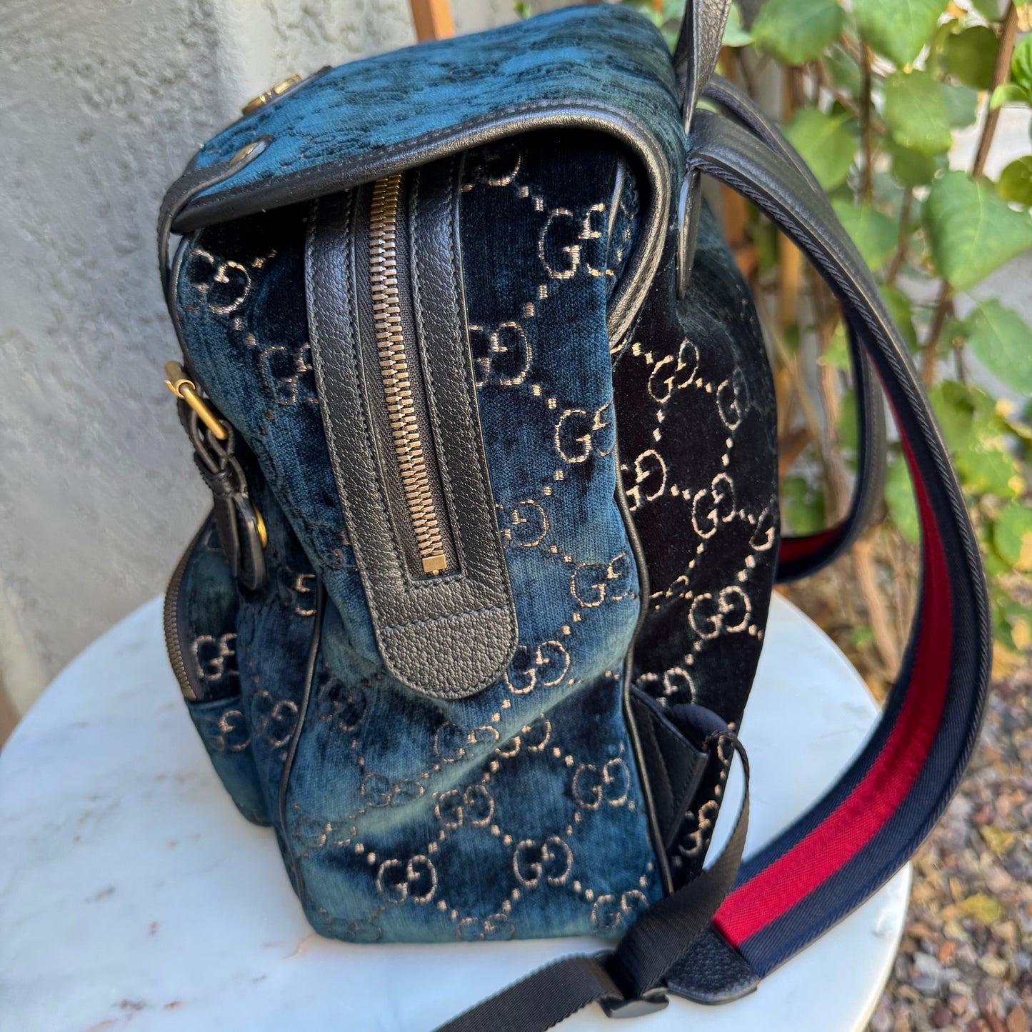 Gucci GG Marmont Velvet Backpack
