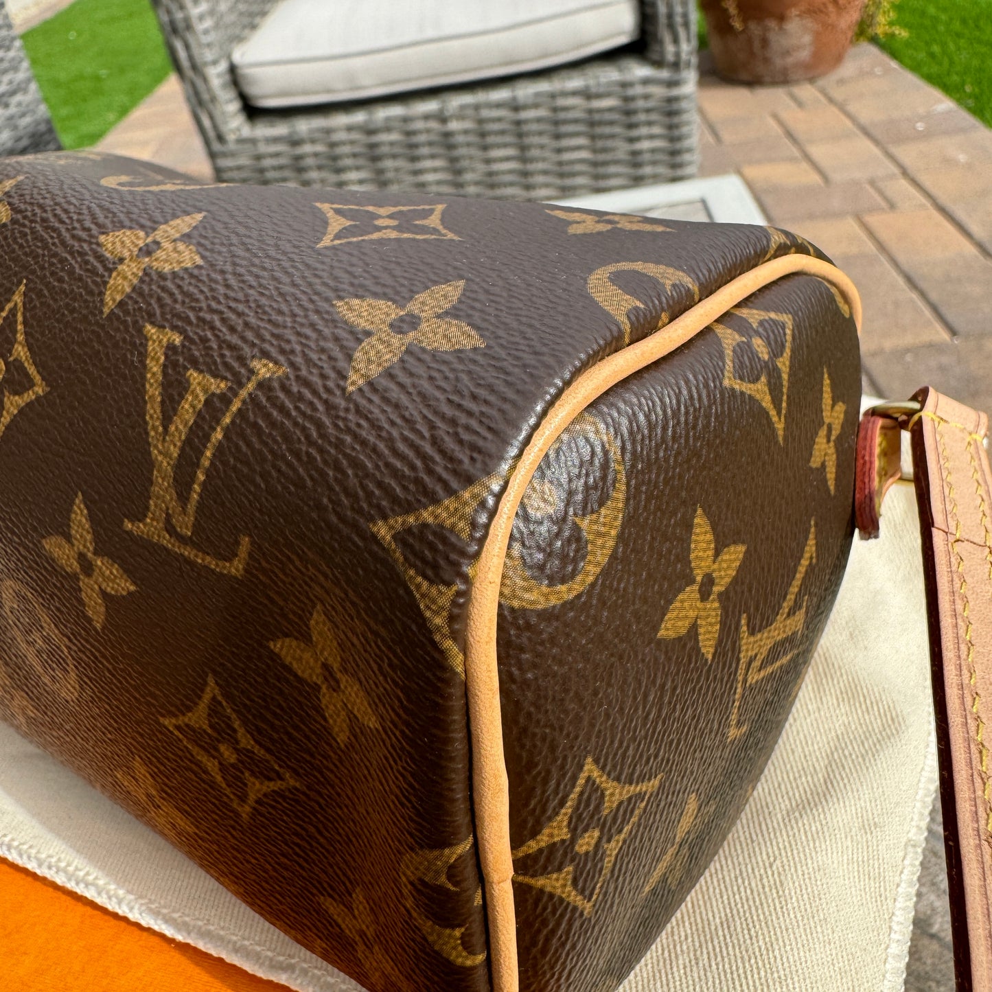 Louis Vuitton Monogram Nano Speedy Bandouliere