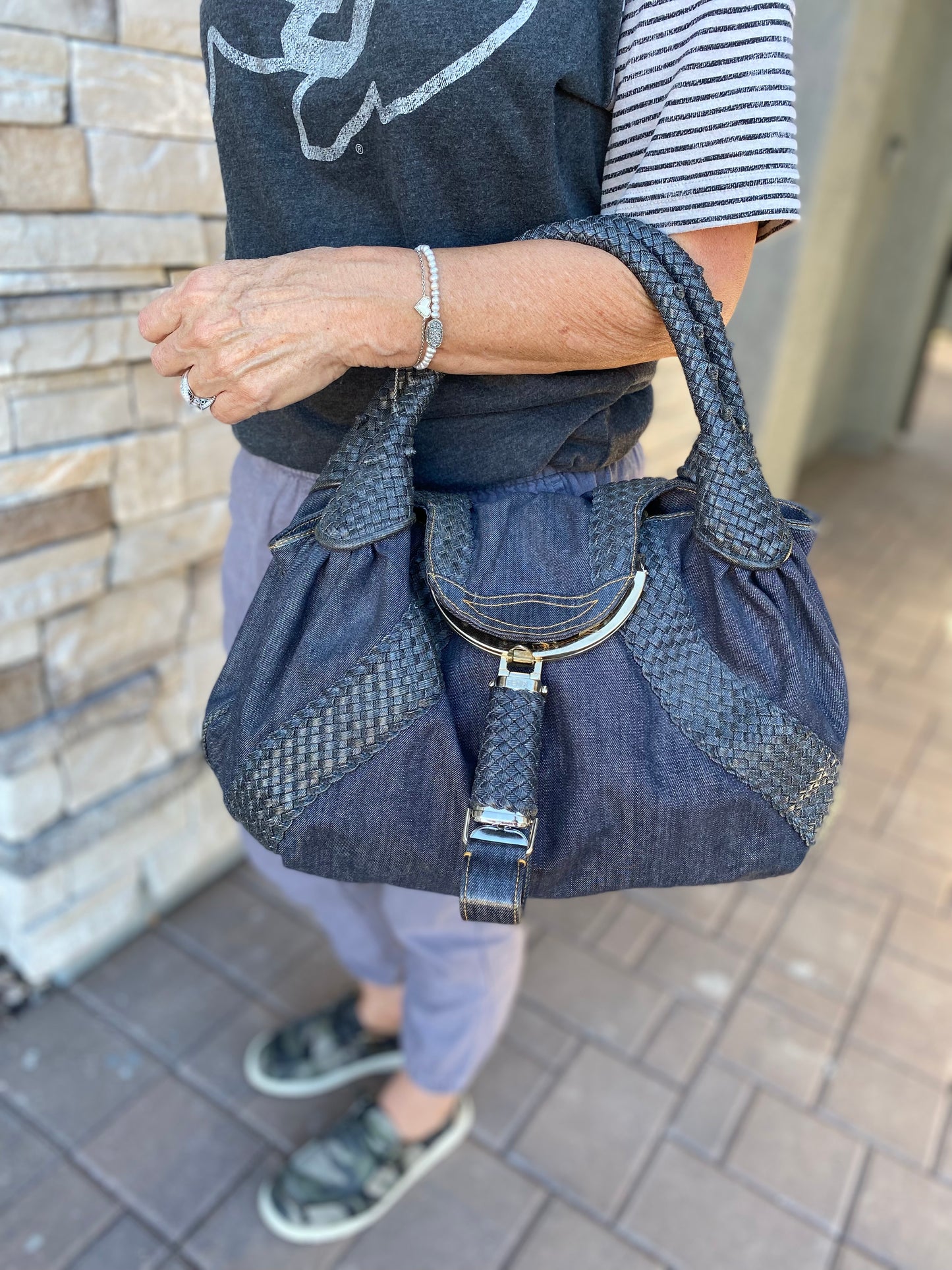 Fendi Denim Spy Bag