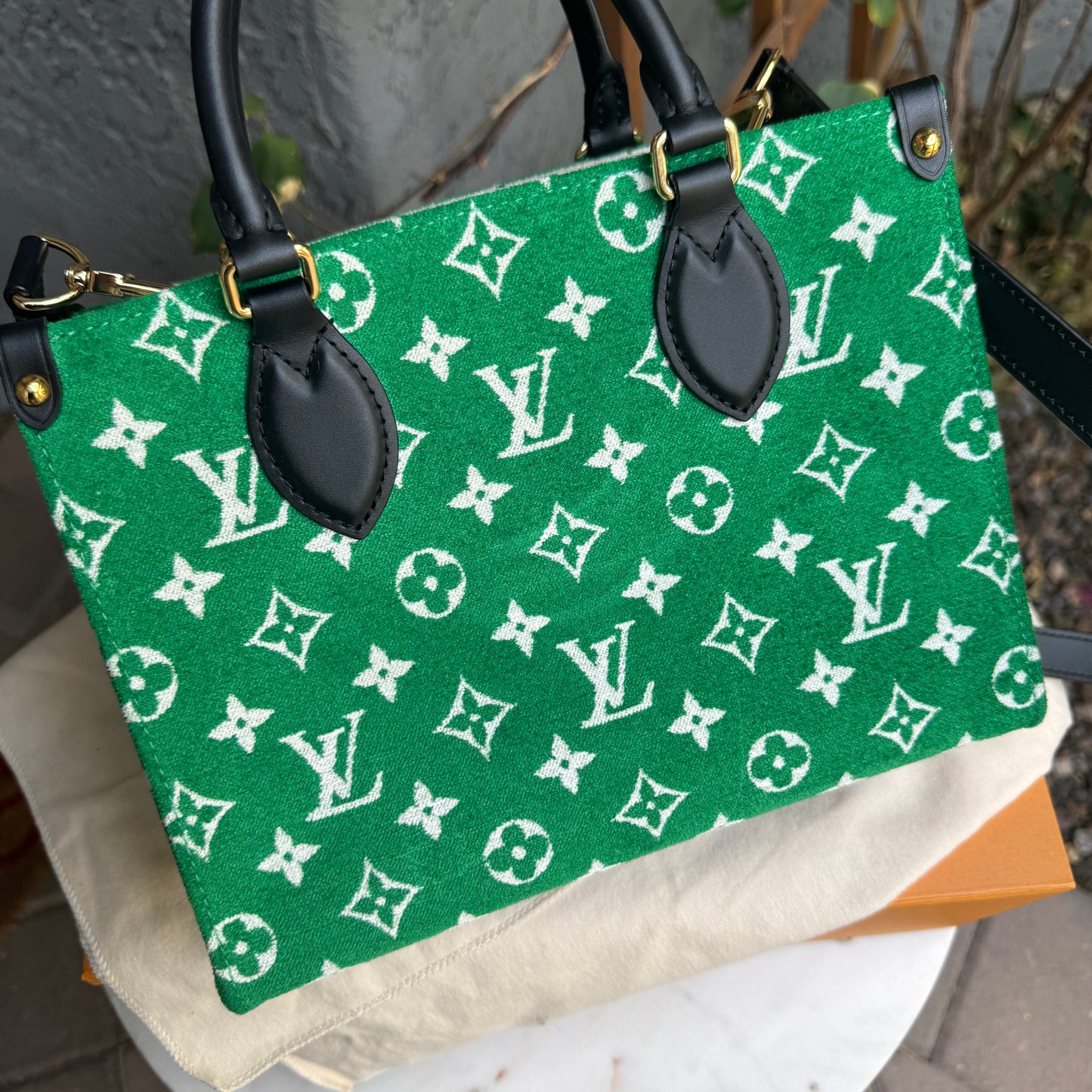 Louis Vuitton Monogram Velvet OnTheGo PM