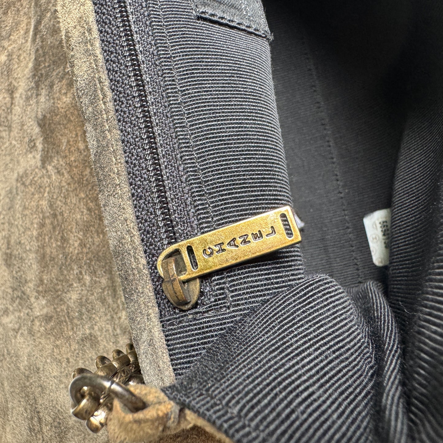 Chanel Suede Patchwork Reissue 225 Single Flap Shoulder Bag