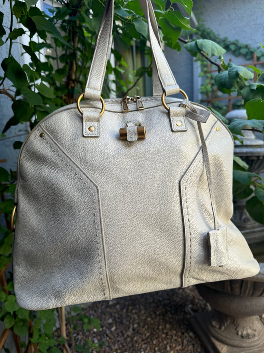 Yves Saint Laurent Muse Leather Shoulder Bag