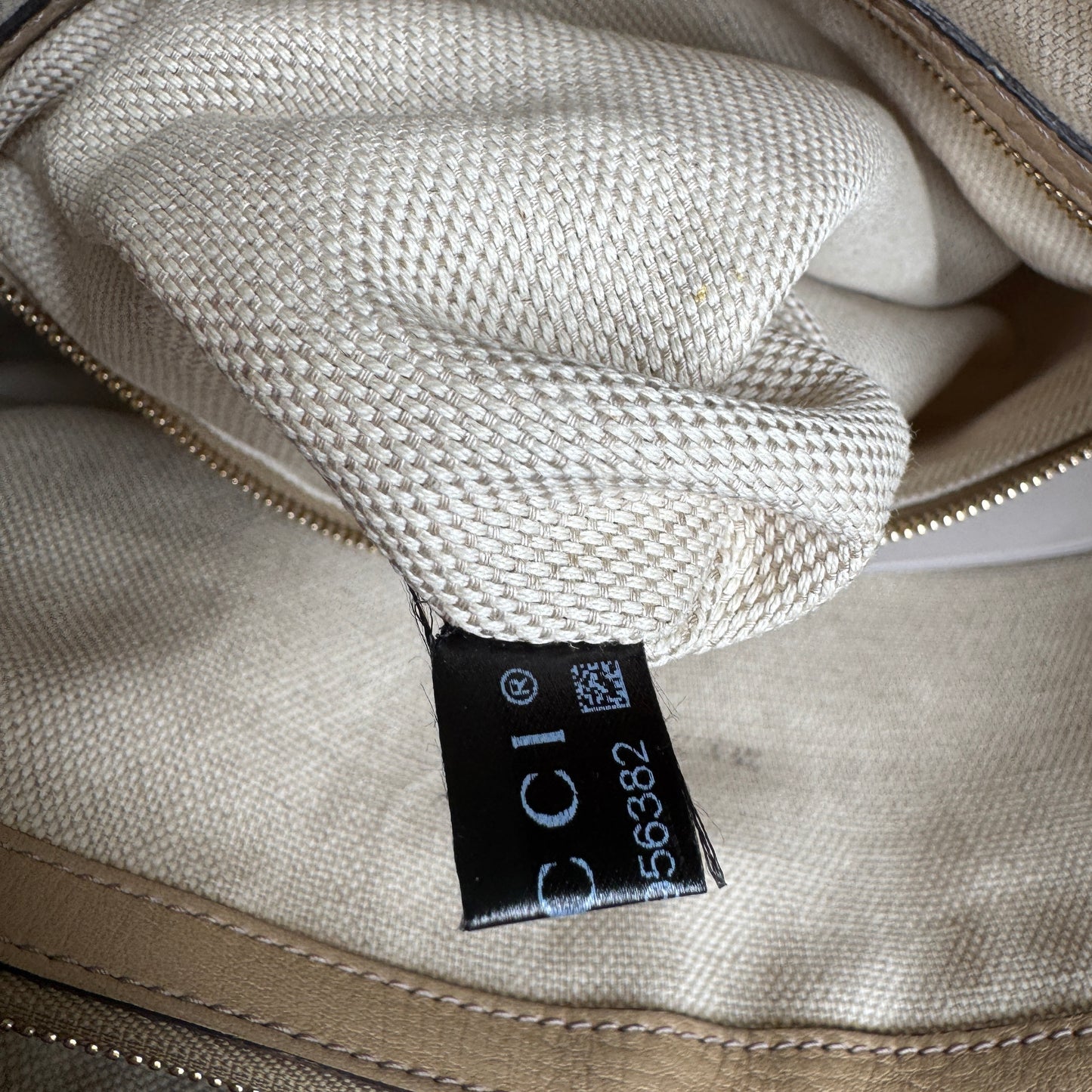 Gucci Soho Leather Convertible Shoulder Bag Tote