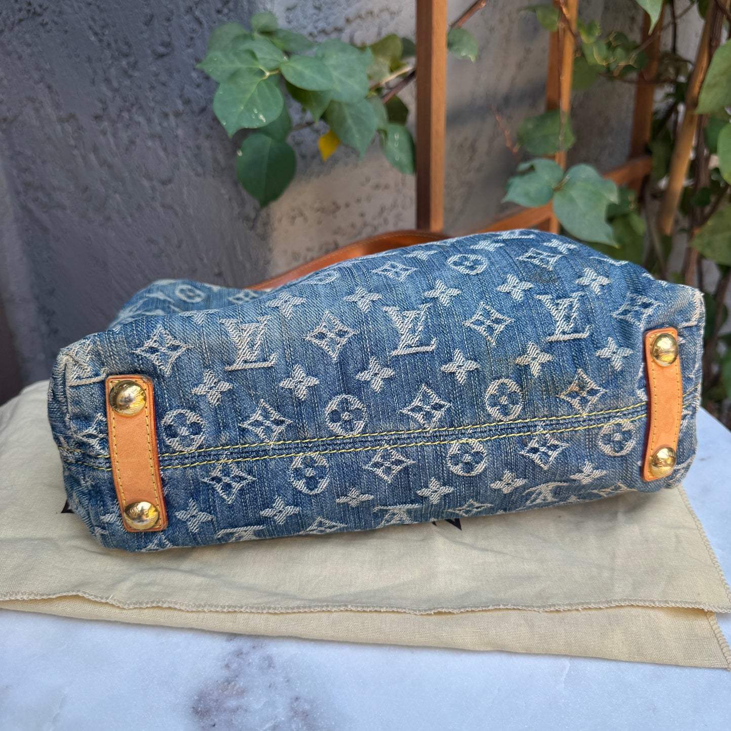 Louis Vuitton Monogram Denim Baggy PM Shoulder Bag