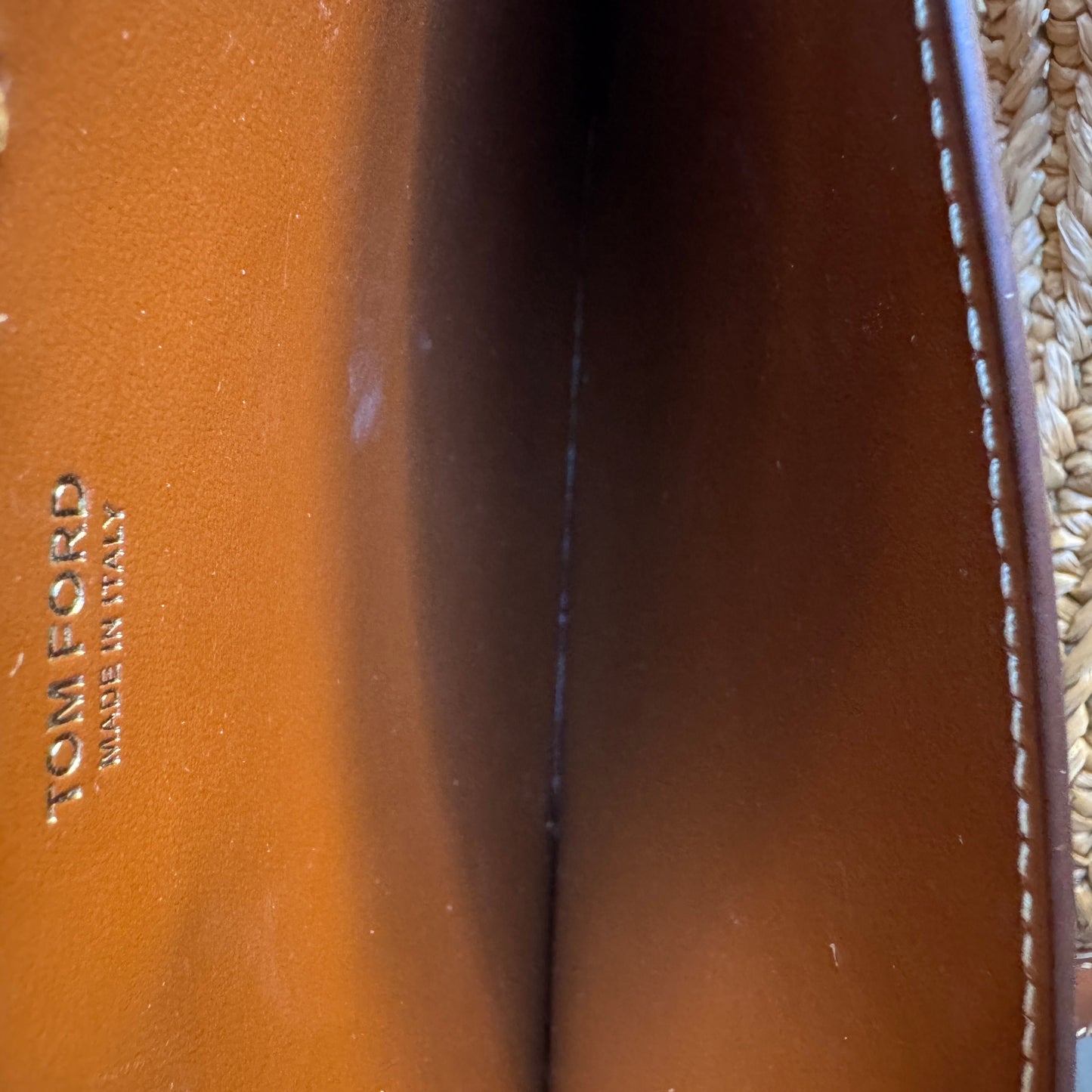 Tom Ford Raffia Medium Tara Tote