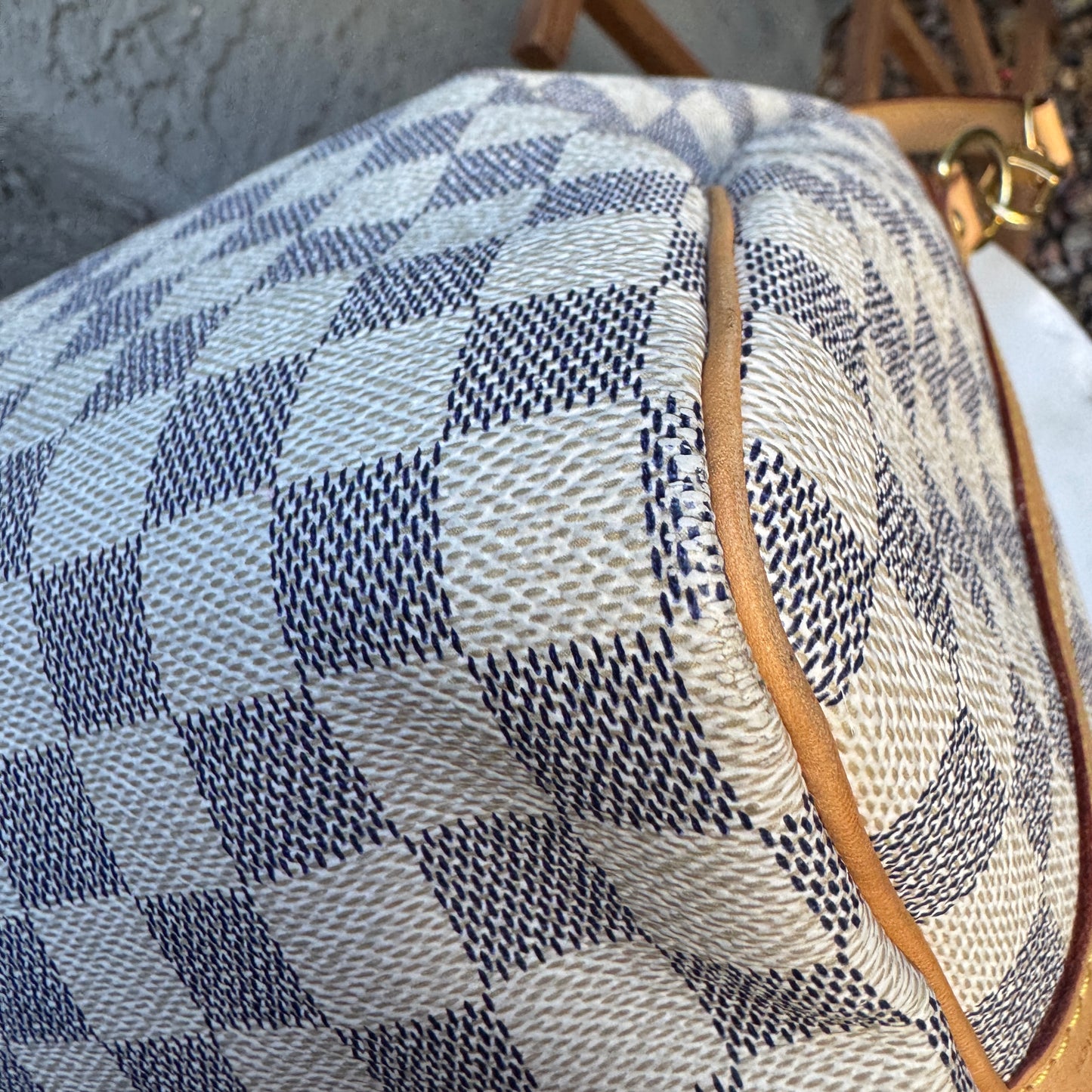 Louis Vuitton Damier Azur Speedy Bandouliere 35