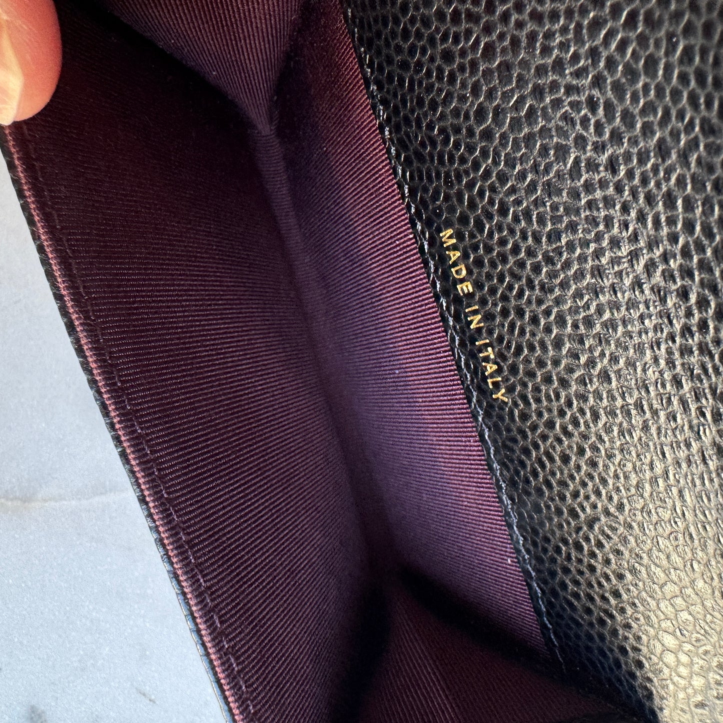 Chanel Caviar Classic Flap Card Holder Wallet