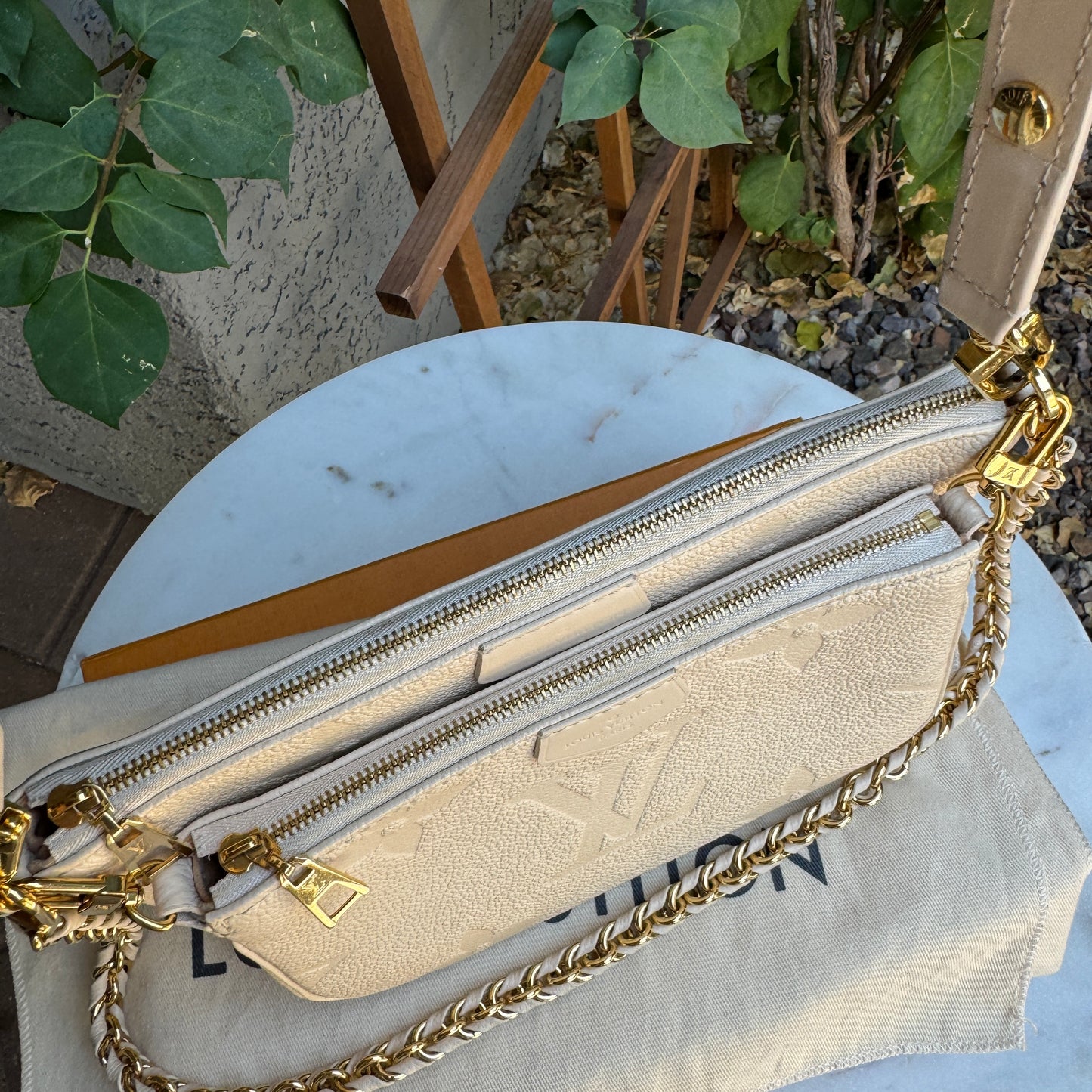 Louis Vuitton Multi Pochette Empreinte Crossbody