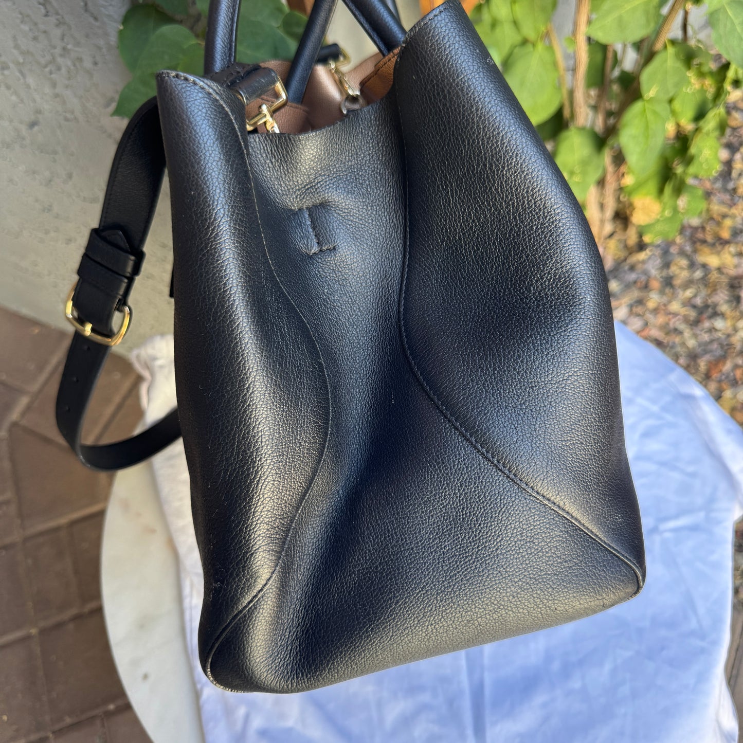 Dior Open Bar Leather Tote