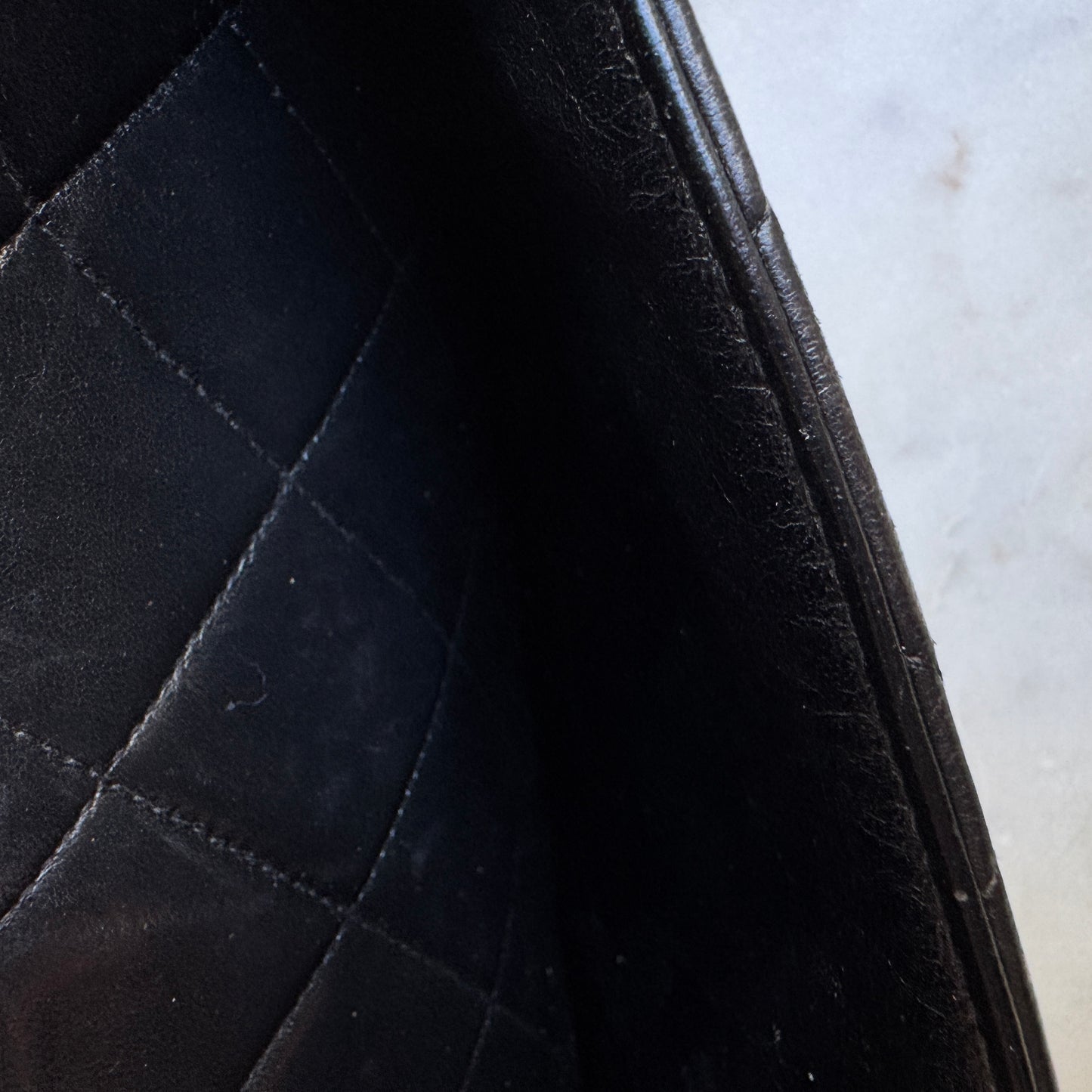 Chanel Vintage Quilted Lambskin Leather Classic Envelope Flap Shoulder Bag