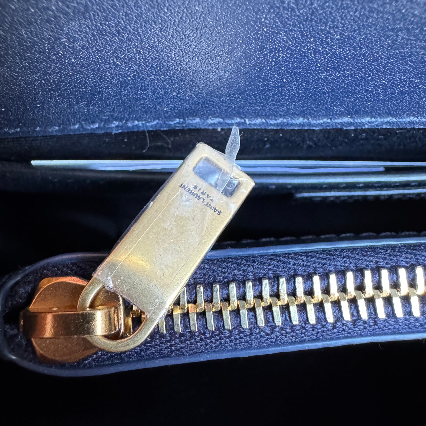 Saint Laurent Small Loulou Striped Chain Crossbody