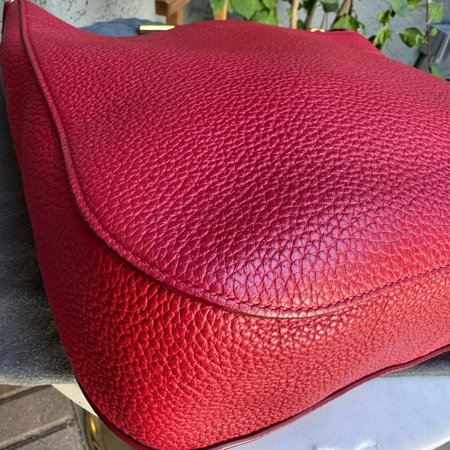 Tom Ford Grained Leather Tara Hobo