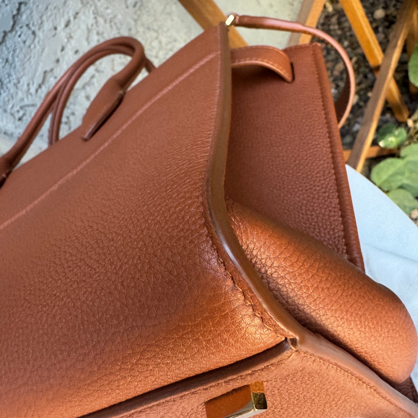 Salvatore Ferragamo Studio Soft Leather Top Handle Bag