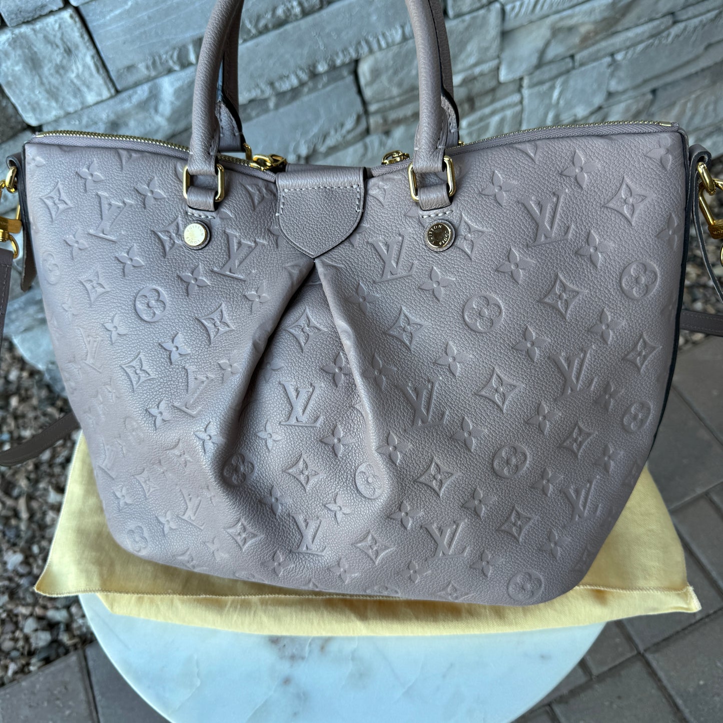 Louis Vuitton Monogram Empreinte Mazarine MM