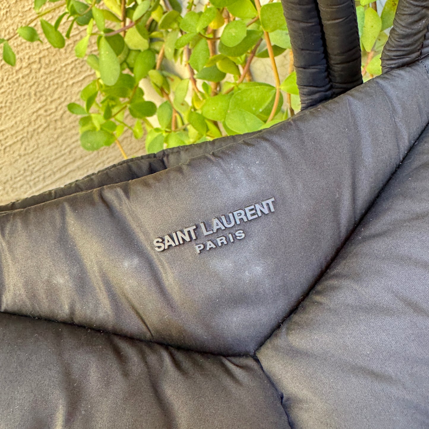 Saint Laurent Nylon Puffer Tote