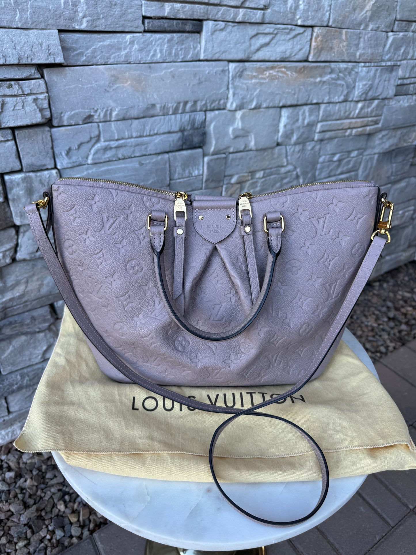 Louis Vuitton Monogram Empreinte Mazarine MM