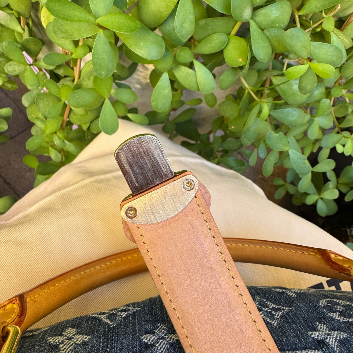 Louis Vuitton Monogram Denim Mahina XL