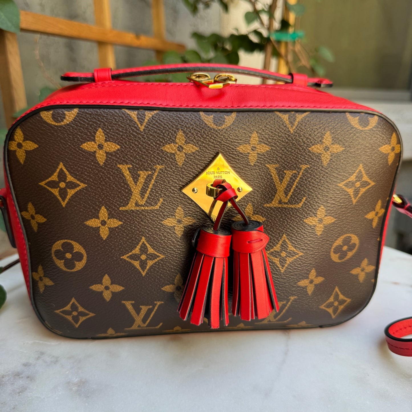 Louis Vuitton Monogram Saintonge Coquelicot Crossbody