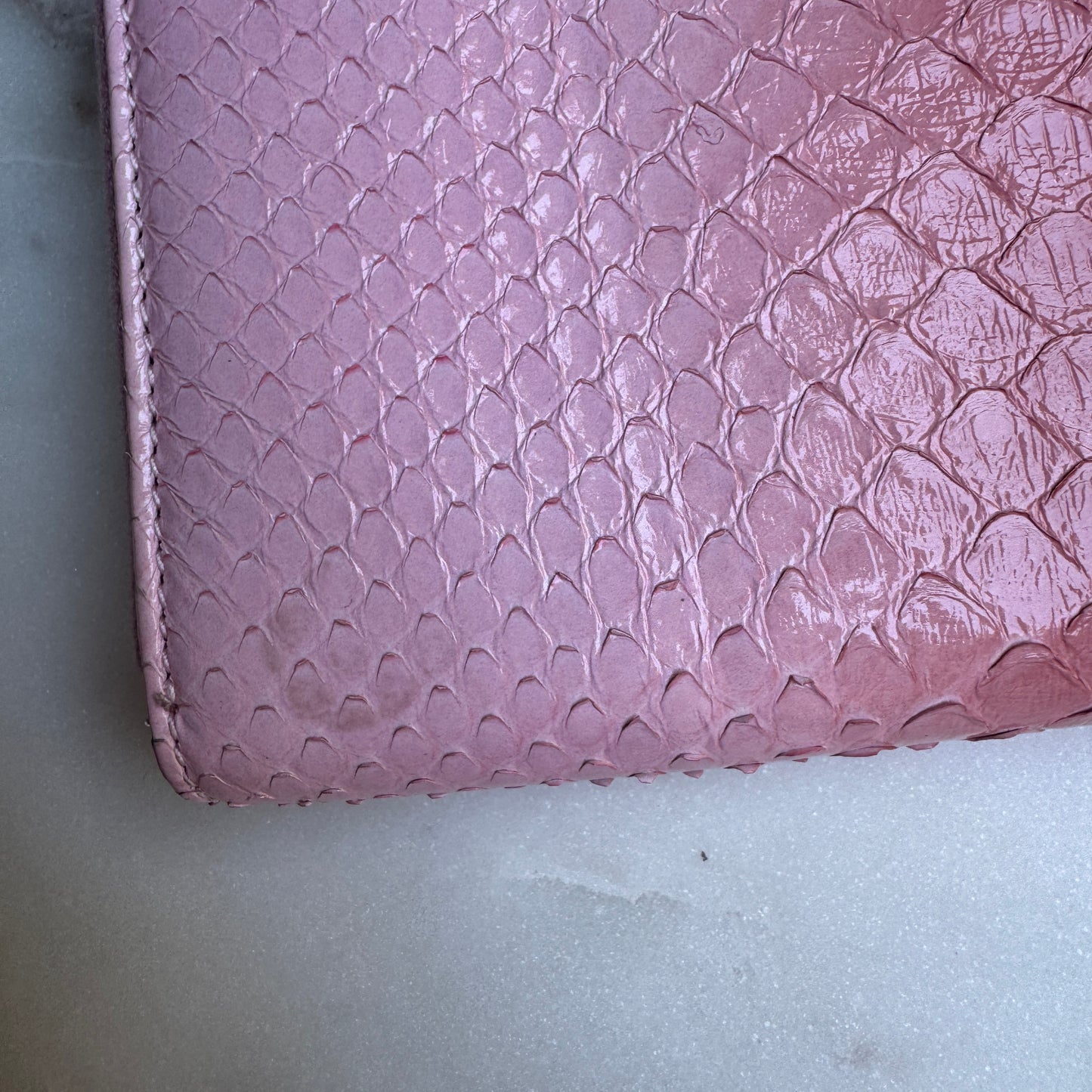 Gucci Ombré Python Zippy Wallet