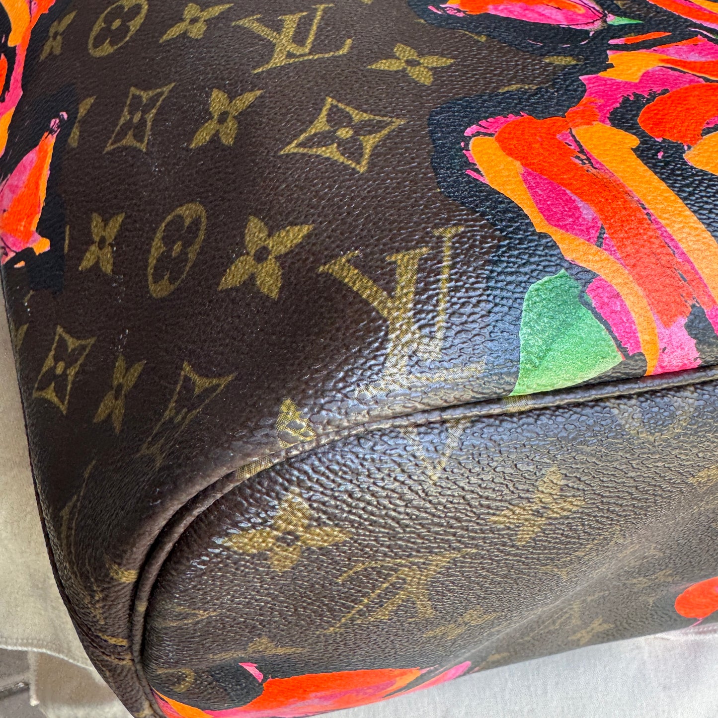 Louis Vuitton x Stephen Sprouse Rose Monogram Neverfull MM Tote