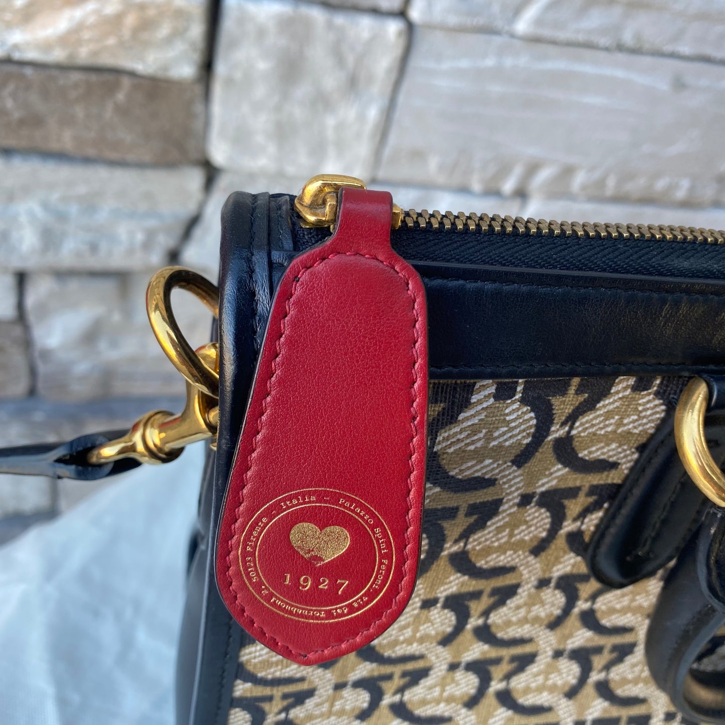 Salvatore Ferragamo Interlocking Gancini Satchel