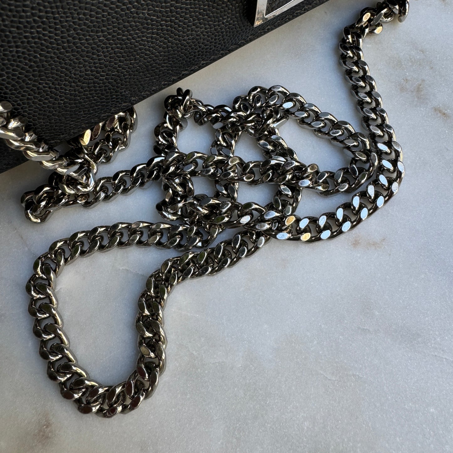 Saint Laurent Kate Grain De Poudre Crossbody