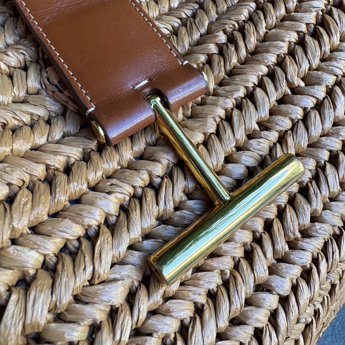 Tom Ford Raffia Medium Tara Tote