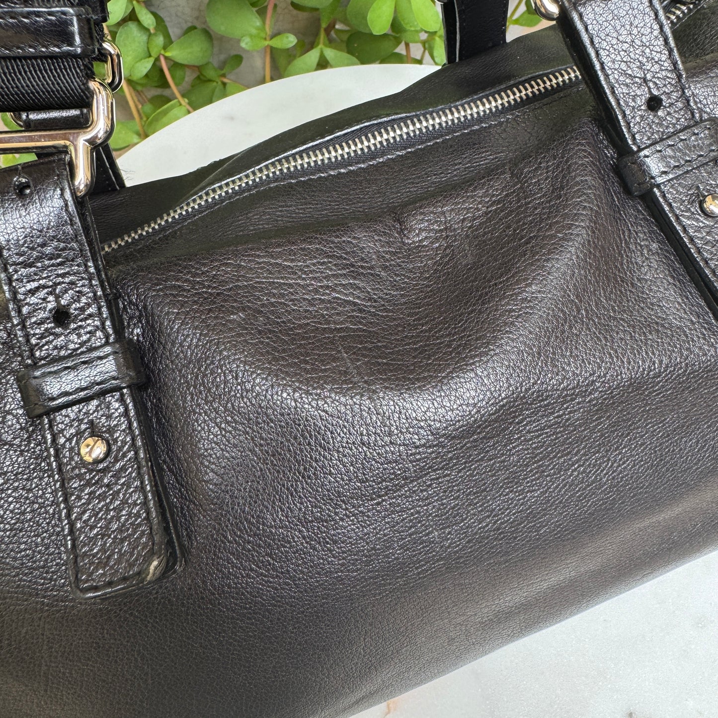 Yves Saint Laurent Studded Vintage Rive Gauche Satchel