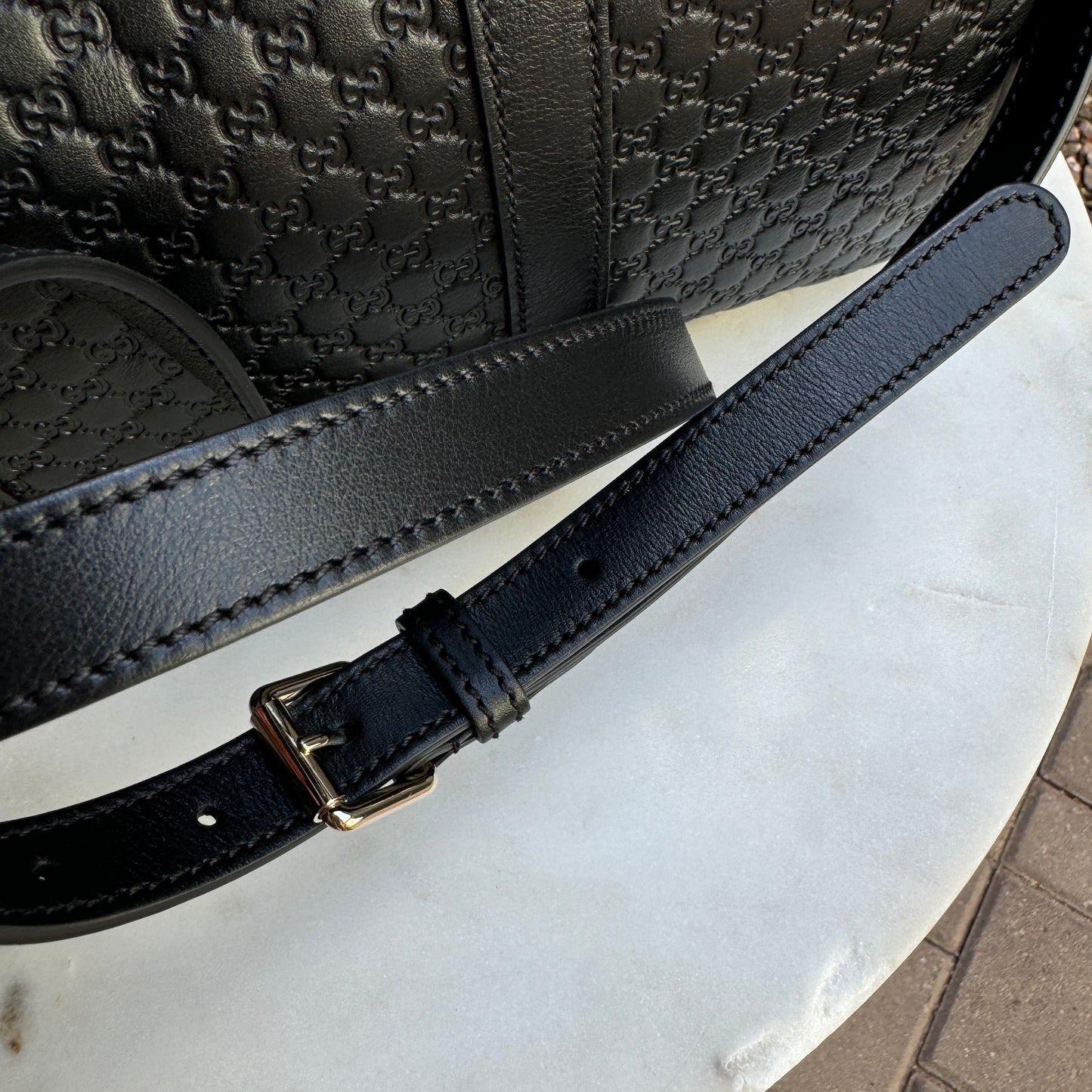 Gucci Microguccissima Boston Bag
