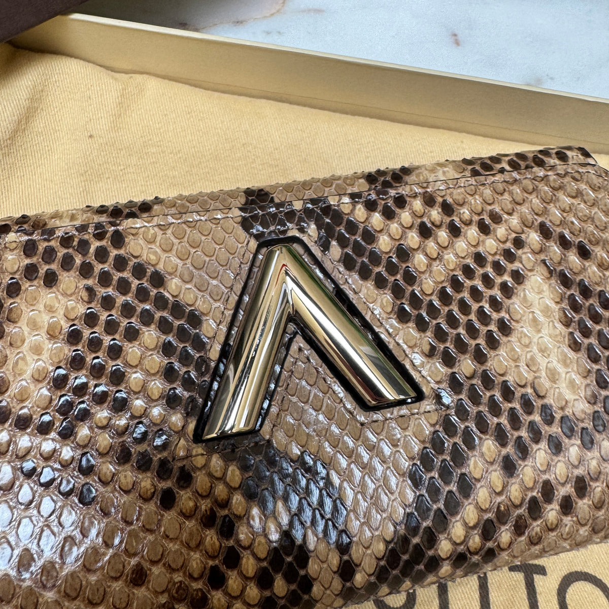 Louis Vuitton Python Twist Wallet
