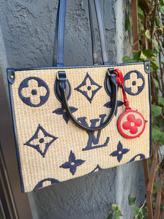 Louis Vuitton Monogram Giant Raffia OnTheGo MM