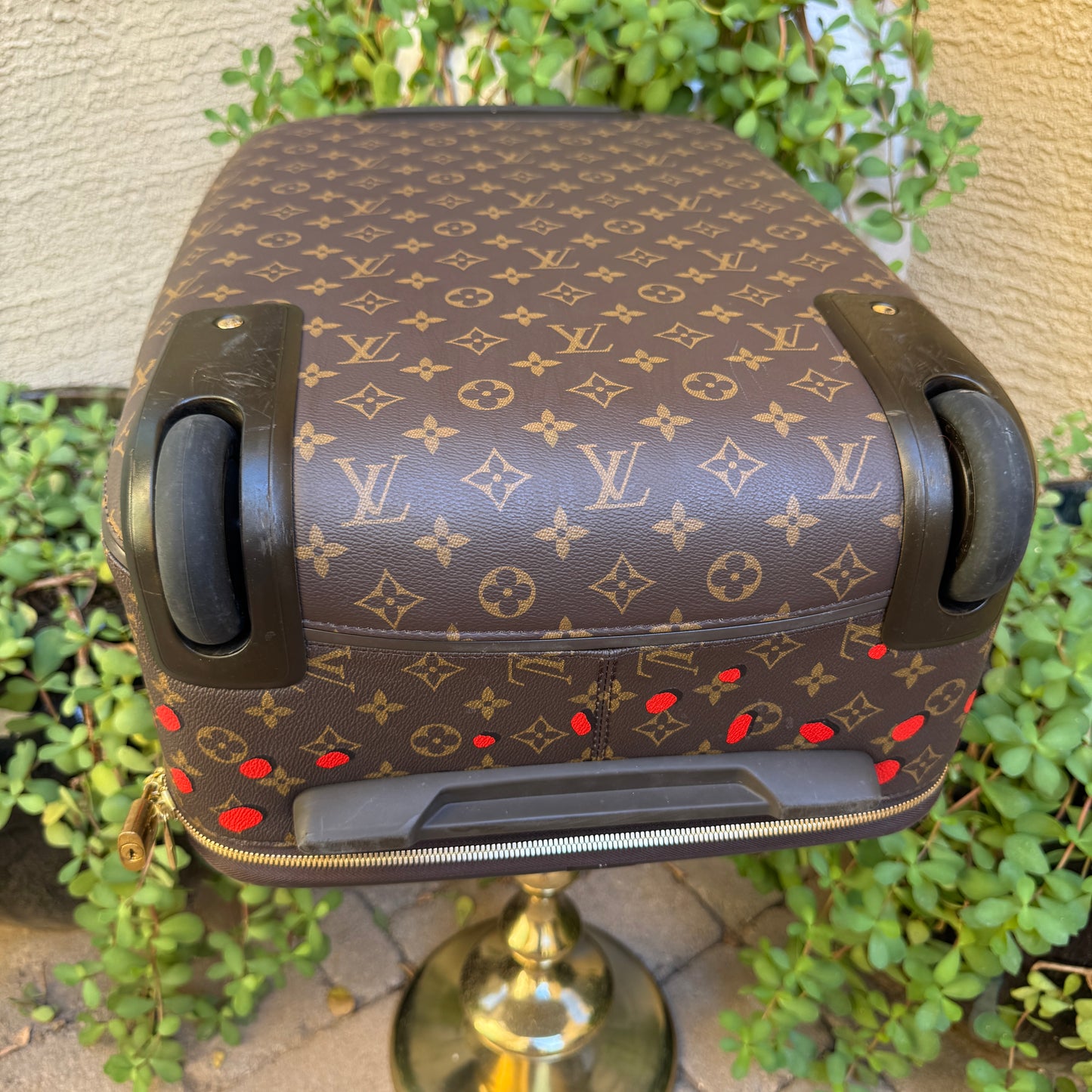 Louis Vuitton Monogram Jungle Dots Pégase Légère 55 Suitcase