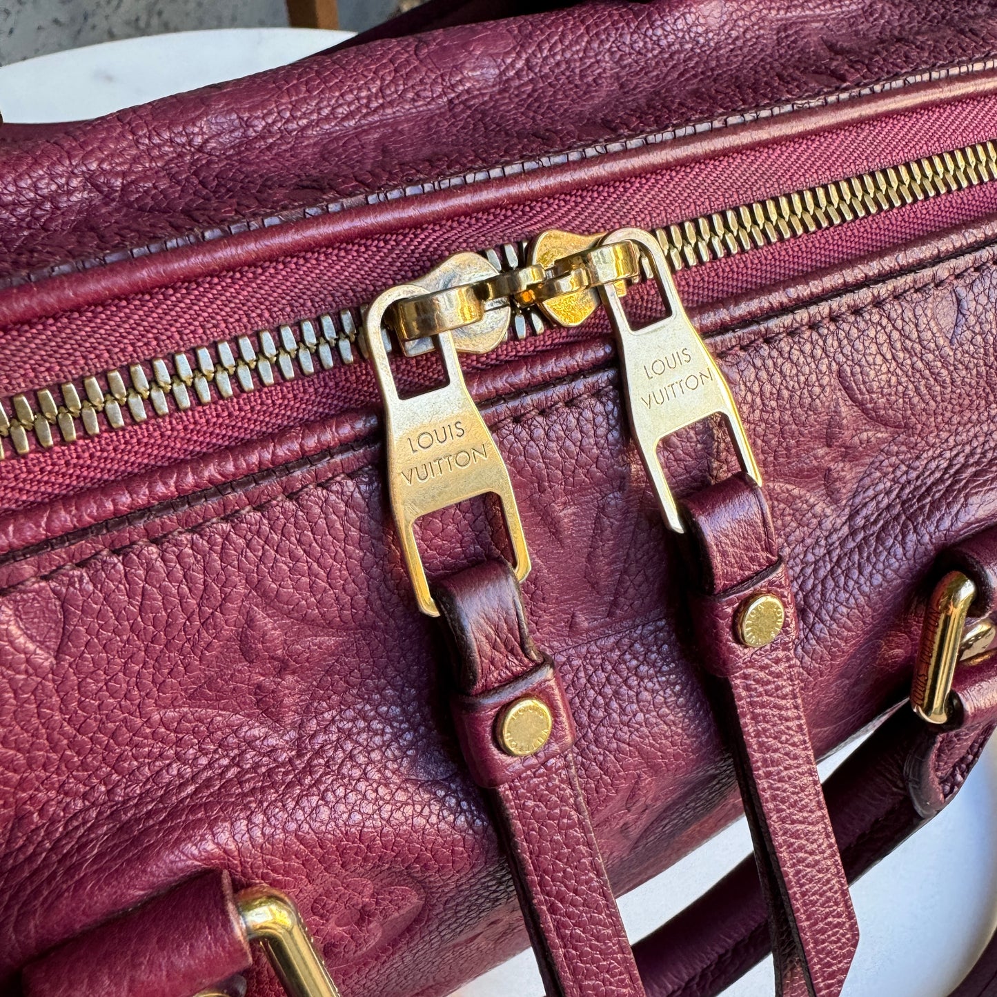 Louis Vuitton Empreinte Leather Speedy 25 Bandouliere