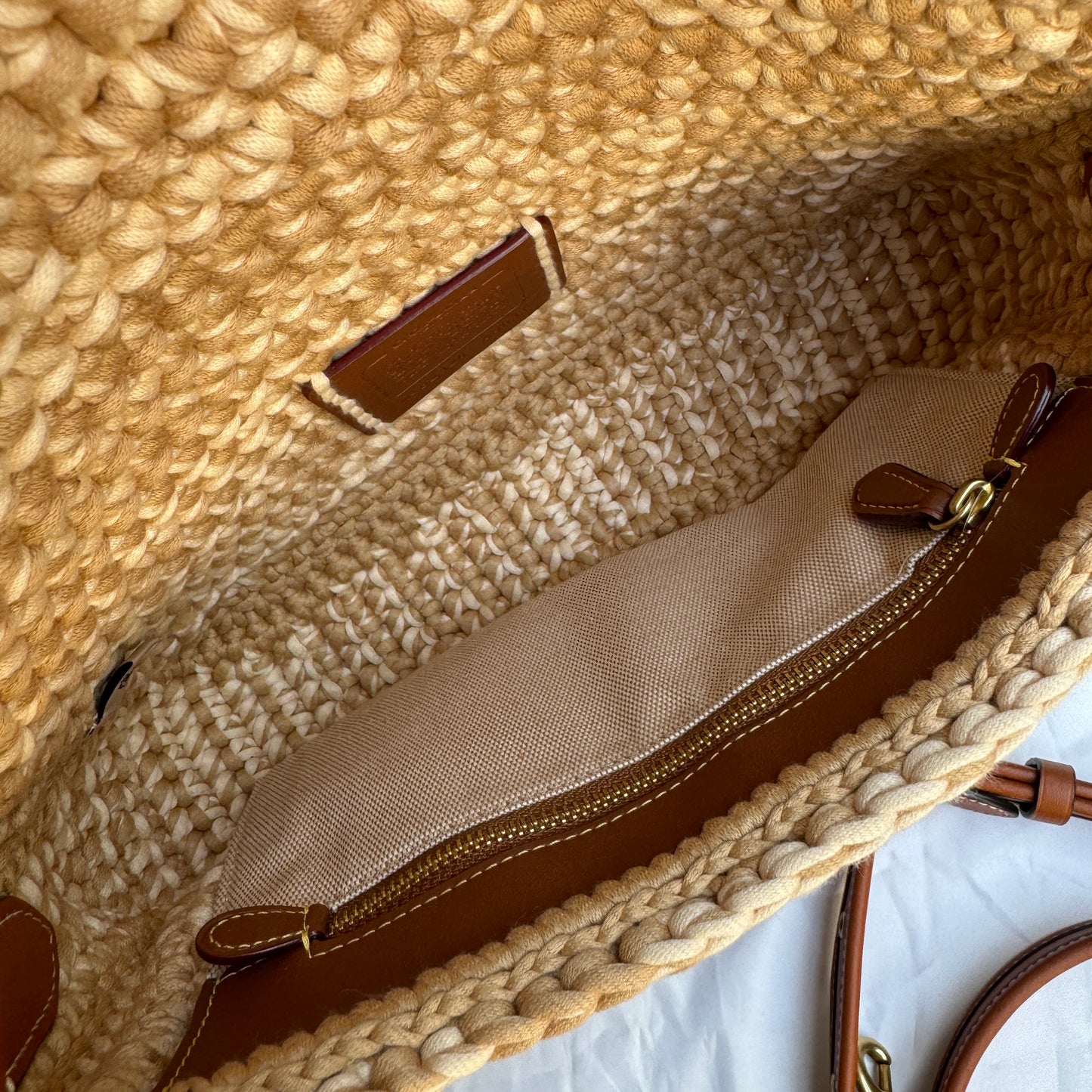 Coach Crochet Soft Tabby Shoulder Bag