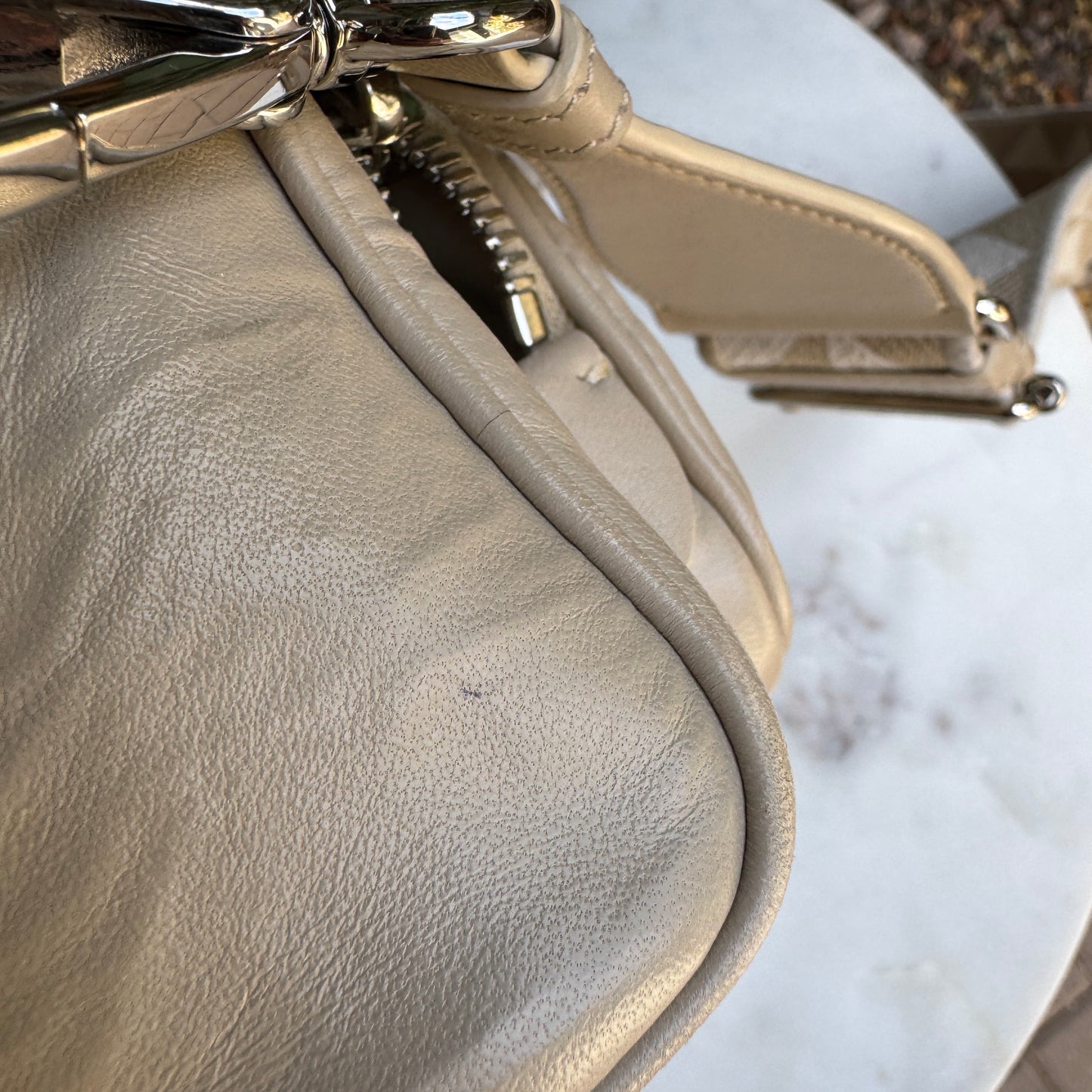 Prada Nappa Antique Leather Multi Pocket Crossbody