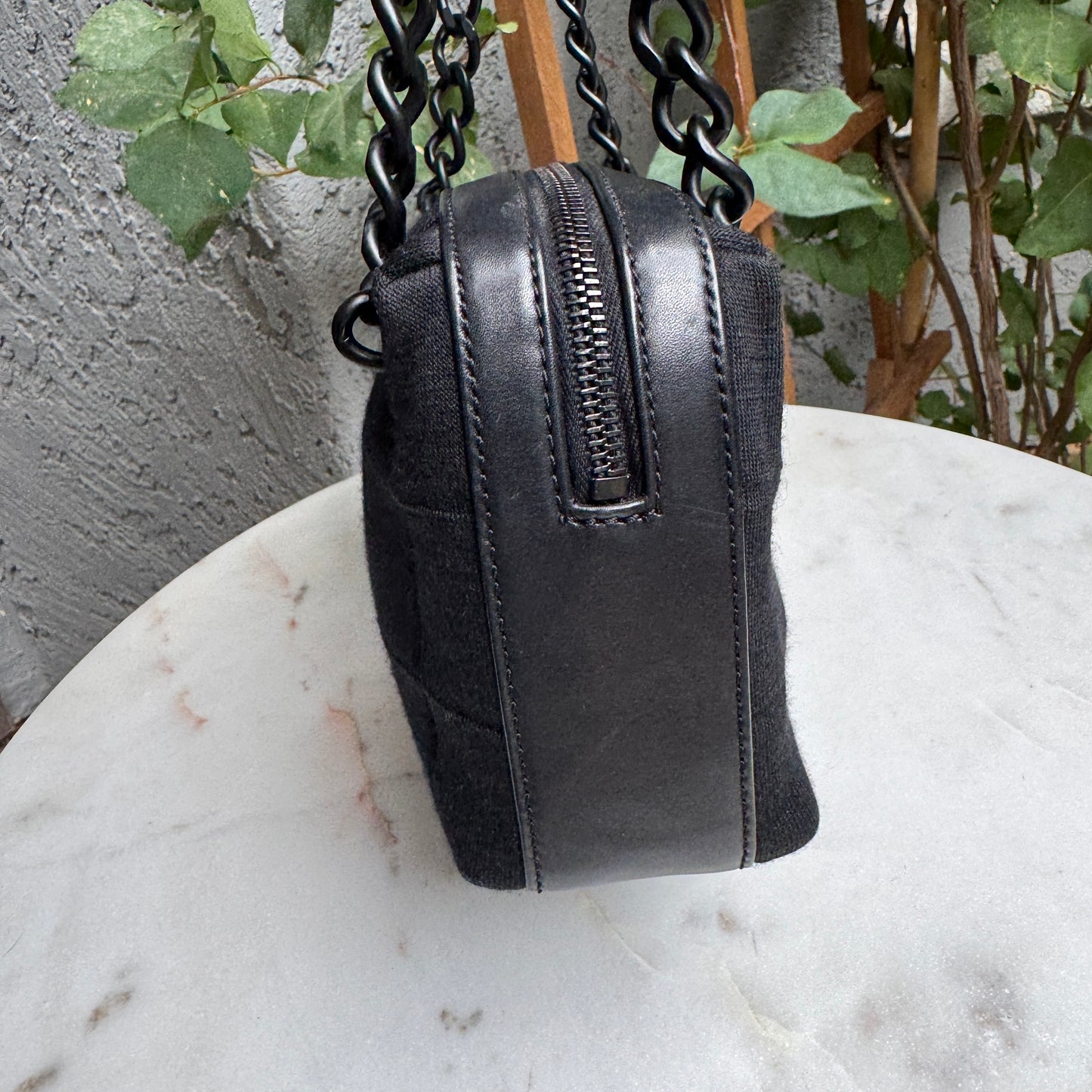 Chanel Y2K Jersey Chocolate Bar Shoulder Bag